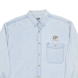 LEE Mens Denim Shirt Blue Long Sleeve L