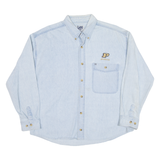 LEE Mens Denim Shirt Blue Long Sleeve L