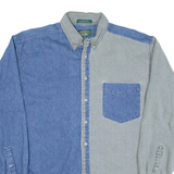 OUTFITTERS Mens Denim Shirt Grey Long Sleeve M