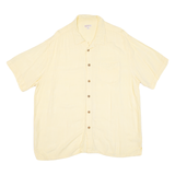 MERONA Mens Hawaiian Shirt Yellow XL