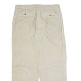 CHEROKEE Chino Mens Corduroy Trousers Beige Regular Straight 90s W36 L23