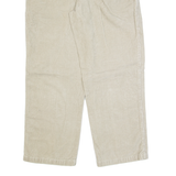 CHEROKEE Chino Mens Corduroy Trousers Beige Regular Straight 90s W36 L23