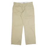 DICKIES Workwear Womens Trousers Beige Regular Straight W32 L28