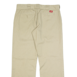 DICKIES Workwear Womens Trousers Beige Regular Straight W32 L28