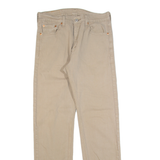 LEVI'S 505 Mens Trousers Beige Regular Tapered W30 L32
