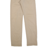 LEVI'S 505 Mens Trousers Beige Regular Tapered W30 L32
