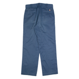 DICKIES Workwear Mens Trousers Blue Regular Straight W33 L30