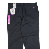 DICKIES Workwear Mens Trousers Black Regular Straight W40 L30