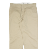DICKIES 874 Workwear Mens Trousers Beige Regular Straight W38 L32