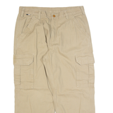 DICKIES Cargo Workwear Mens Trousers Beige Regular Straight W36 L26