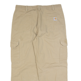 DICKIES Cargo Workwear Mens Trousers Beige Regular Straight W36 L26