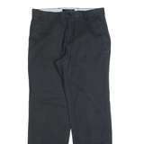 TOMMY HILFIGER Chino Mens Trousers Black Regular Straight W30 L30