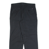 TOMMY HILFIGER Chino Mens Trousers Black Regular Straight W30 L30