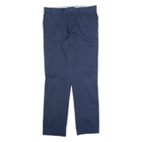 TOMMY HILFIGER Chino Mens Trousers Blue Regular Tapered W32 L32