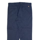 DICKIES Flex 874 Workwear Mens Trousers Blue Regular Straight W38 L30
