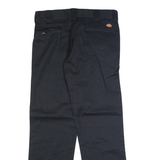 DICKIES Workwear Mens Trousers Black Slim Straight W30 L30