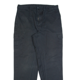 DICKIES Cargo Workwear Mens Trousers Black Regular Straight W38 L34