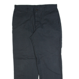 DICKIES Workwear Mens Trousers Black Regular Straight W36 L32