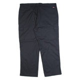 DICKIES Cargo Workwear Mens Trousers Black Regular Straight W33 L30