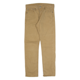 LEVI'S 502 Mens Trousers Beige Slim Tapered W28 L27