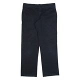 DICKIES Workwear Mens Trousers Blue Regular Straight W34 L30