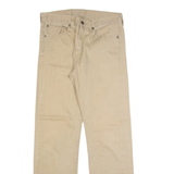 LEVI'S 505 Mens Trousers Beige Regular Straight W32 L34