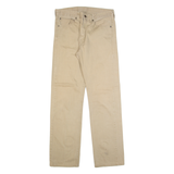 LEVI'S 505 Mens Trousers Beige Regular Straight W32 L34