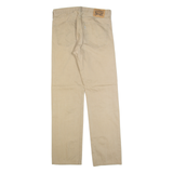 LEVI'S 505 Mens Trousers Beige Regular Straight W32 L34