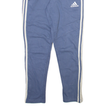 ADIDAS Womens Joggers Blue Tapered S W25 L28