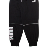 PUMA Womens Joggers Black Tapered XS W25 L27