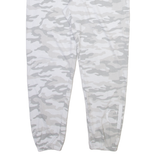 CALVIN KLEIN Camo Womens Joggers White Tapered L W36 L28
