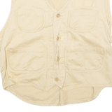 EDDIE BAUER Utility Mens Workwear Gilet Beige L