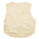 EDDIE BAUER Utility Mens Workwear Gilet Beige L