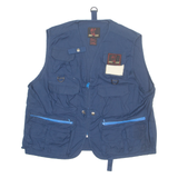 EAGLE CLAW Utility Mens Workwear Gilet Blue XL