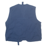 EAGLE CLAW Utility Mens Workwear Gilet Blue XL
