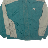 NIKE Mens Shell Jacket Green Nylon L