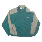 NIKE Mens Shell Jacket Green Nylon L