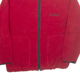 CHAPS RALPH LAUREN Mens Fleece Jacket Red L