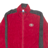 NFL San Francisco 49ers Mens Fleece Jacket Red USA L