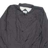 RENEGADE Mens Coach Jacket Black Nylon L