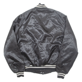 AUBURN Womens Varsity Jacket Black Nylon M