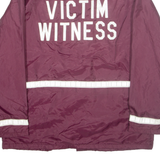 GEM SPORTSWEAR Womens Workwear Jacket Maroon Nylon L