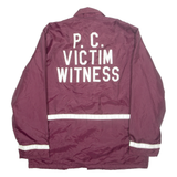 GEM SPORTSWEAR Womens Workwear Jacket Maroon Nylon L