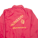 Whittell Warriors Mens Coach Jacket Red Nylon USA XL