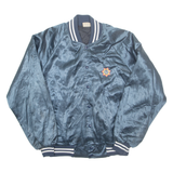 AUBURN San Jose Pal Mens Varsity Jacket Blue Nylon USA L