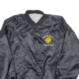 Lion Of Judah Mens Bomber Jacket Black Nylon XL