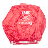 CARDINAL Stevenson H.s. Mens Varsity Jacket Red Nylon USA XL