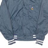 DISNEY Mickey Mouse Mens Bomber Jacket Blue Nylon 90s M