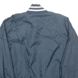 DISNEY Mickey Mouse Mens Bomber Jacket Blue Nylon 90s M