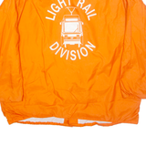 ARISTO JAC Lime Instructor Mens Coach Jacket Orange Nylon XL